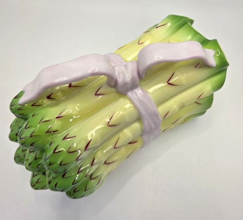Herend porcelain asparagus - porcelain,