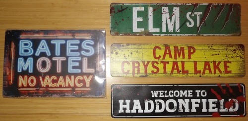 Horror halloween tin street - horror,