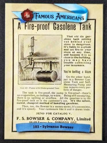 Sylvanus bowser invented fuel - bowser,
