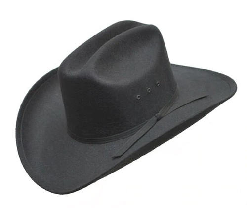 Black western cowboy - black,
