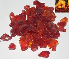 Red glass Tempered glass Fire pits crafts 1Kg Art and Crafts