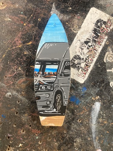 Camper van wooden mini - camper,