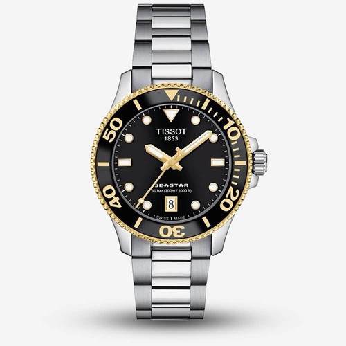 Tissotseastar 1000 black dial - 1000,