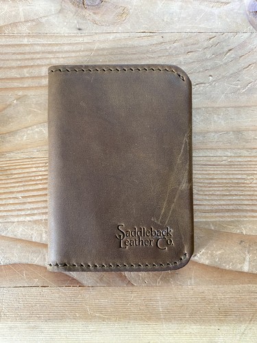 New saddleback leather slim - new,