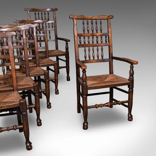 Antique lancashire dining - 6,