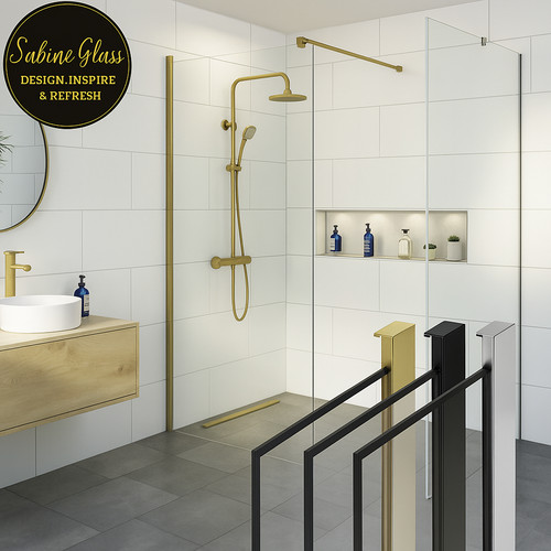 1950mm height walk wet room - in,