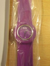 NEW & Boxed Watch Purple Slap On Band  Modern Stylish Wristwatch NEW Battery