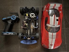 Thunder Tiger TS-4N Dodge Viper Body PRO12-BX Engine Transmitter and Receiver 