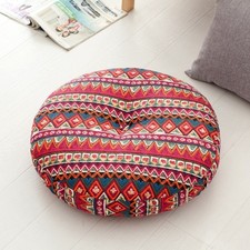 Bohemian Round Chair Seat Pad Cushions Indoor Outdoor Dining Garden Patio Pillow
