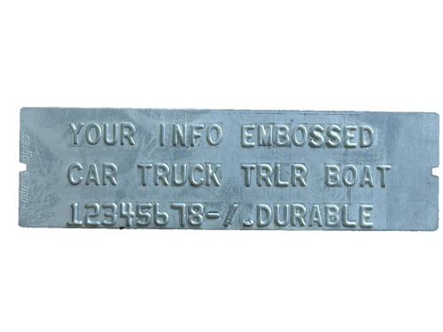 Embossed steel trailer - embossed,