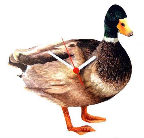 Duck clock - duck,