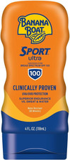 Banana Boat Sport Performance Sunscreen Lotion SPF 100, 4-Ounce Bottles by Banan
