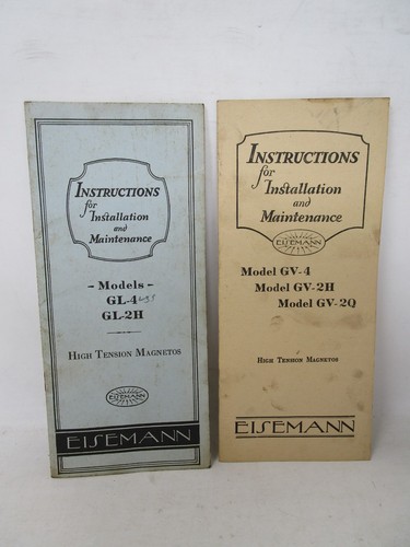 Eisemann high tension - eisemann, magnetos