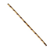 Martial Arts Wooden Bo Staff Rattan Wood Burnt Spiral 60" 5ft Stick Bong Weapons