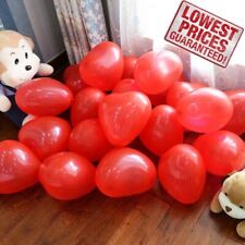 25 pk Red & White Heart Shape