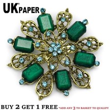 2.5" LARGE GOLD FLOWER VINTAGE