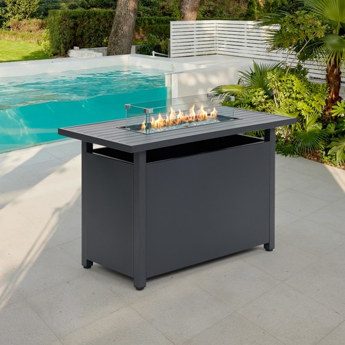 Aluminium fire pit - aluminium,