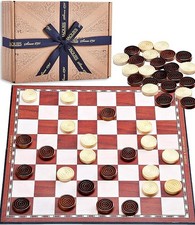 12" Foldable Draughts &