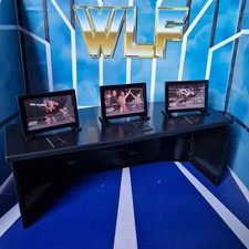AEW Breakable Announce Table - Jazwares Accessories For WWE Wrestling Figures