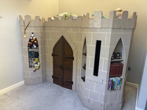 Custom made castle bunk bed - castle,