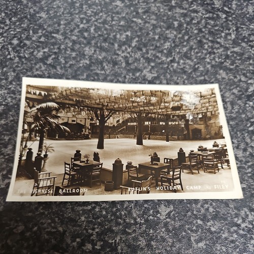 Rppc postcard butlin - rppc, holiday