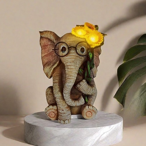Resin animal figurine - figurine, elephant