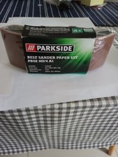 PARKSIDE BELT SANDER PAPER SET PBSZ 457/4 A1 - 4 PIECES