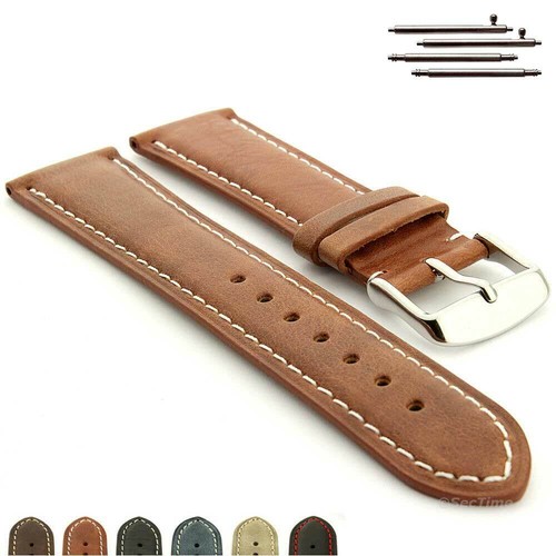 Leather watch strap band - strap,