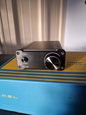 SMSL SA-50 Amp Desktop 50w Amplifier + Power Adapter - Boxed, FAULTY