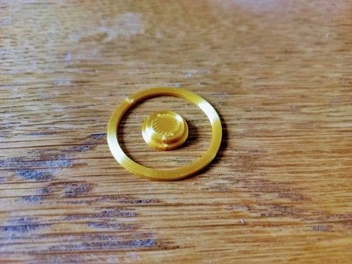 Printed flywheel cap and - 3d,