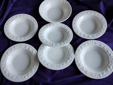 Pier white Soup bowls +Serving