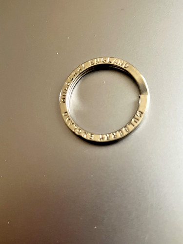 Mulberry branded keyring - mulberry, in