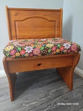 Natural Solid Oak Monk Bench