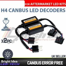 2x H4 LED Headlight Canbus