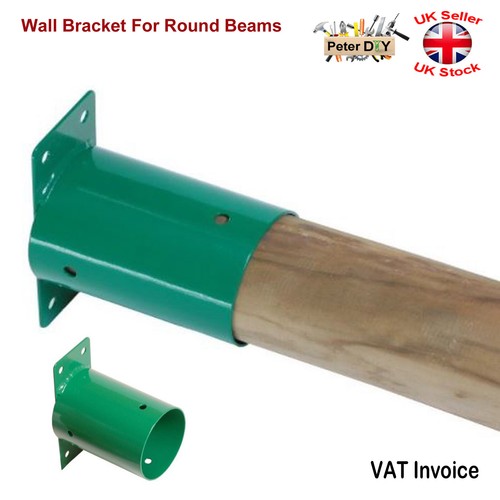 Green wall bracket for round - green,
