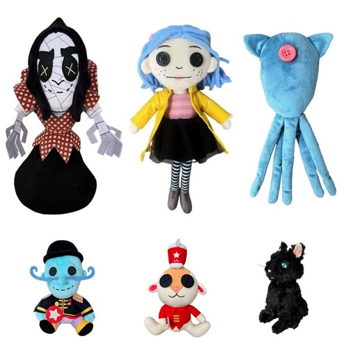 Coraline plush doll soft - coraline,