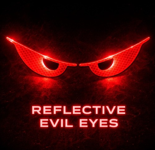 Evil monster eyes reflective - monster,