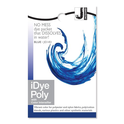 Blue jacquard idye synthetic - idye,