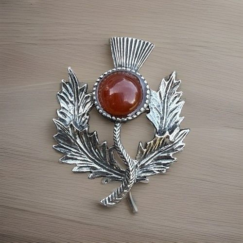 Scottish thistle brooch - thistle, (metal