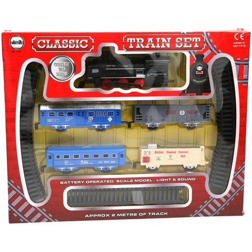 Traditional train set with - traditional,