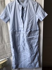Cos Blue Cotton Shirt Dress 36/UK 10