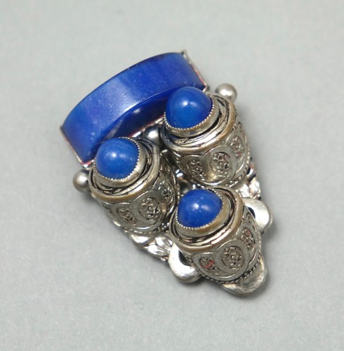 Vintage art deco lapis glass - art,