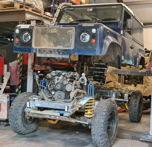 Defender galvanised chassis