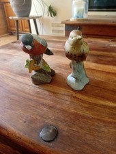 Two Vintage Porcelain Bird