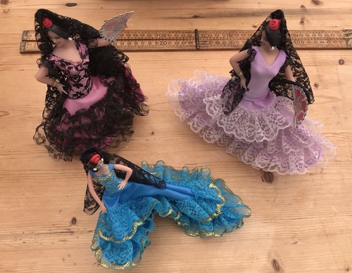 Three vintage dolls - three,