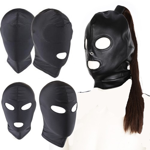Bondage face mask head open - bondage,
