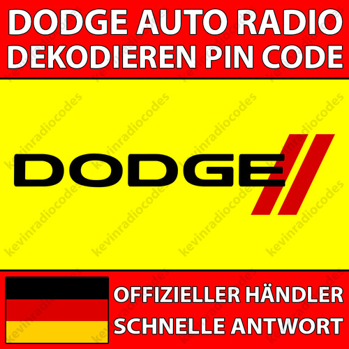 Dodge radio decoding pin - ✅dodge,