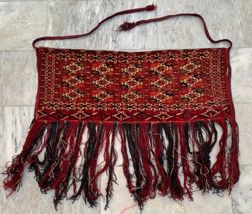Afghan salt bag - afghan, bag,vintage