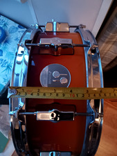 Used sonor 2 . 3. mm power hoop force 3005 snare drum full maple 14" x5.5" 