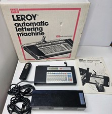 K&E Leroy Automatic Lettering Machine Drafting Tool Tested Working Original Box